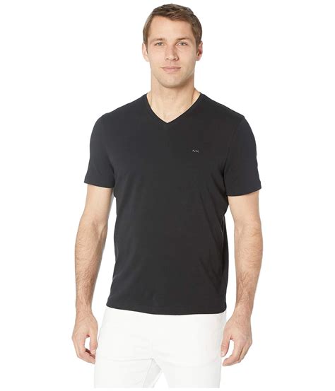 michael kors mens v neck t shirts|Michael Kors men's dress shirt.